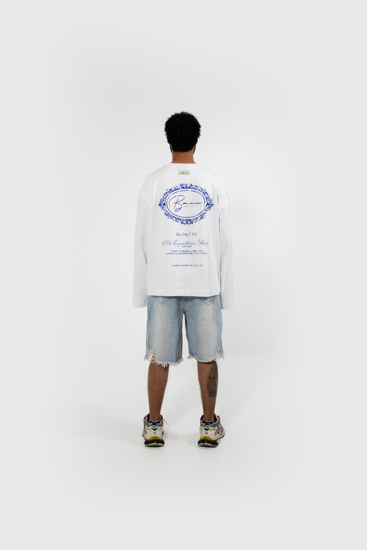 SIGNATURE LONG SLEEVE TOP WHITE